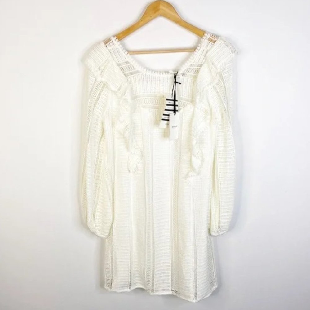 Sezane cotton lace dress, size 40 NWT